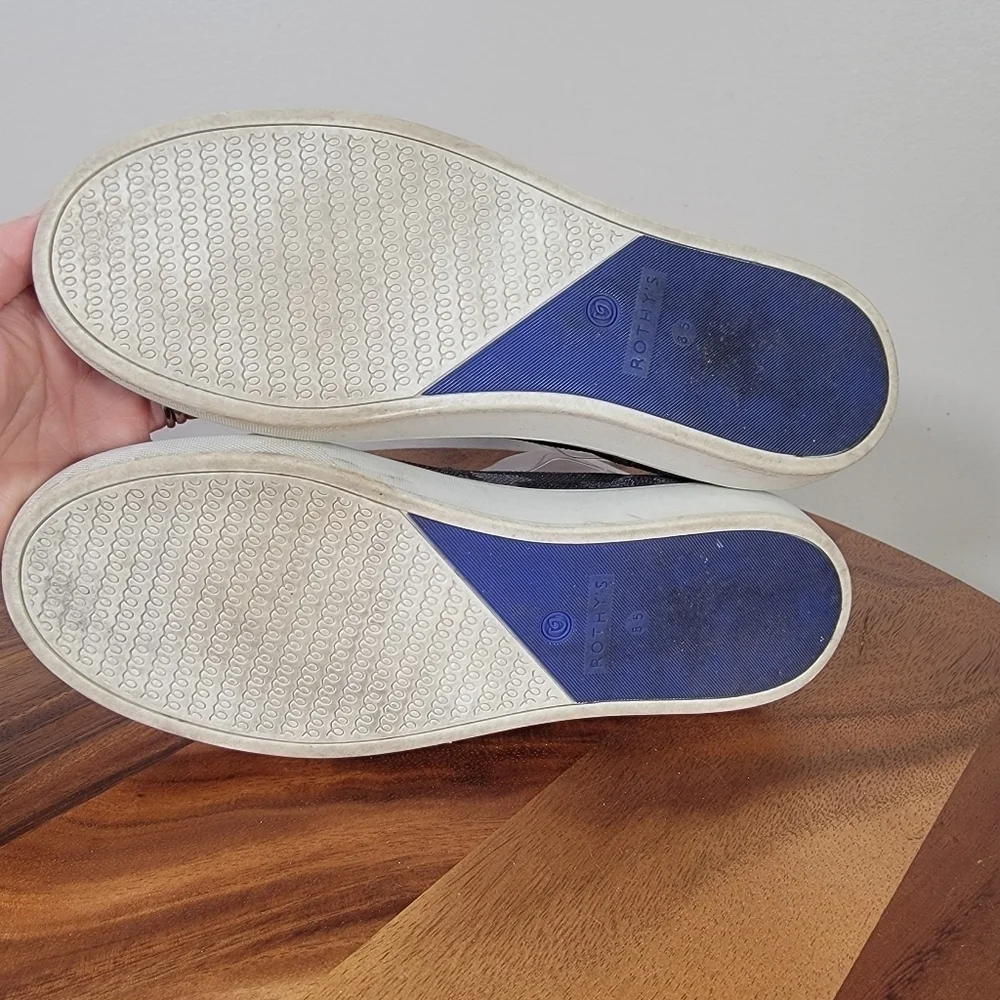 Rothys Camouflage Slip-On Sneakers Size 8.5 Recycled Knit Loafers Casual